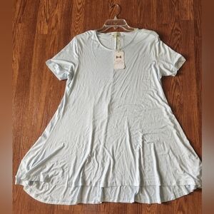 Simply Southern Sky Blue Rayon Blend Drees/Tunic